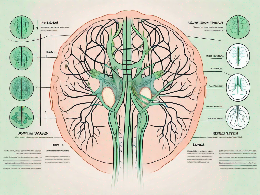 The human nervous system focusing on the dorsal vagus nerve