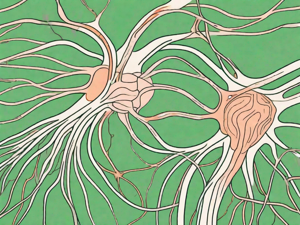 The human nervous system highlighting the vagus nerve