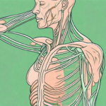 A human neck and upper torso