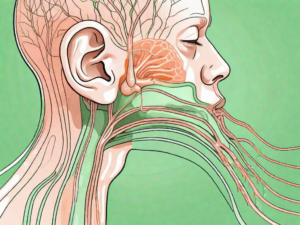 An ear with a detailed inner structure