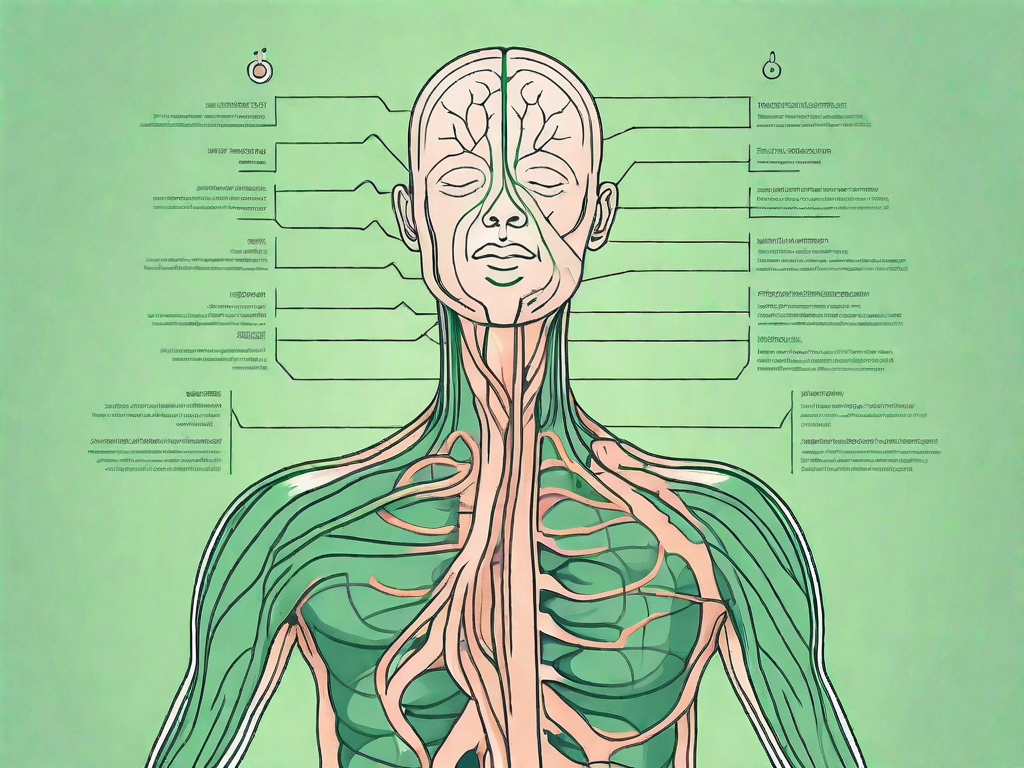 The vagus nerve in the human body
