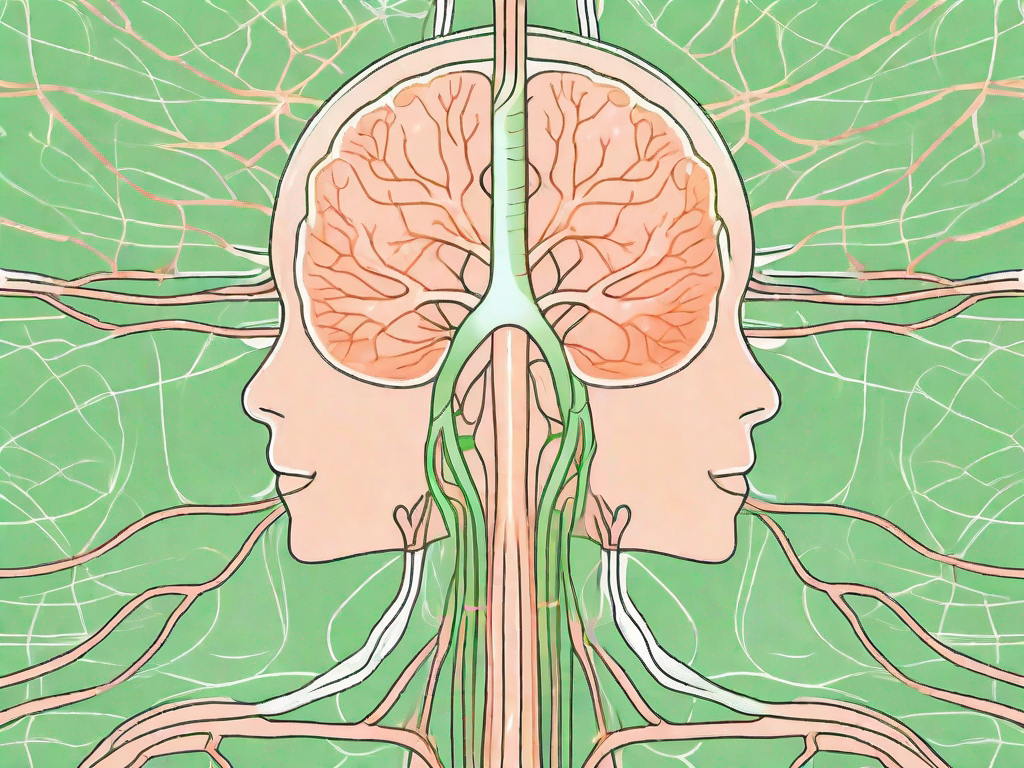 The human nervous system focusing on the vagus nerve