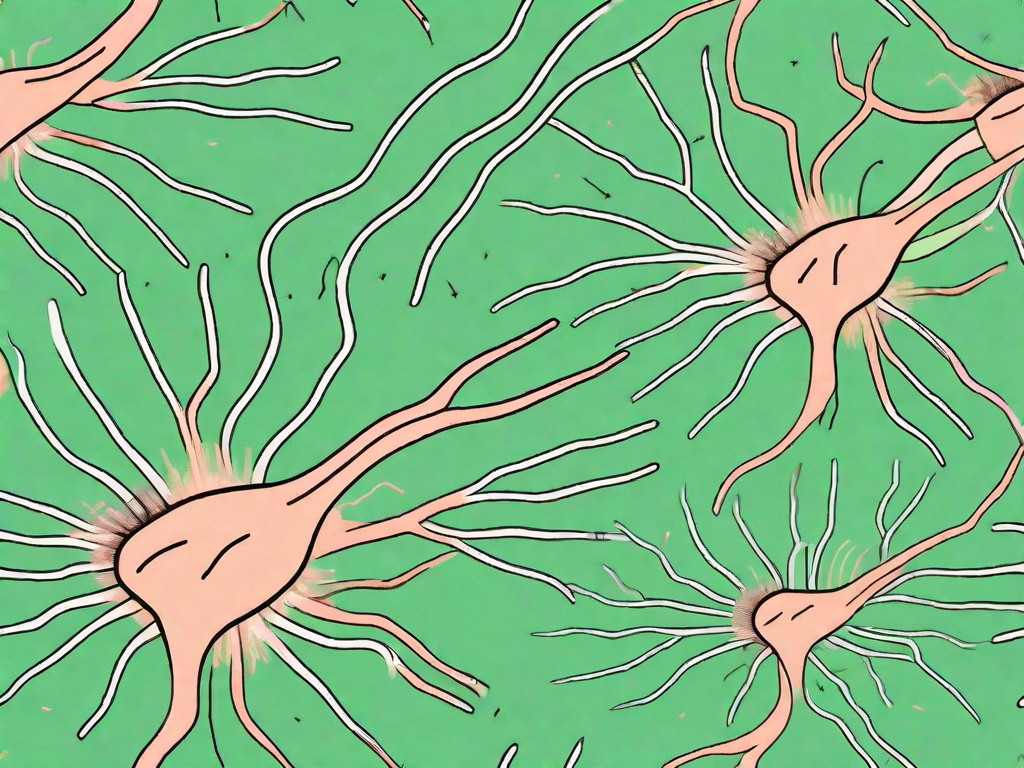 The human nervous system highlighting the vagus nerve