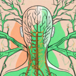 The human body with a focus on the vagus nerve