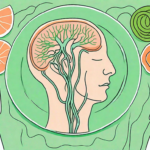 The vagus nerve in a human body