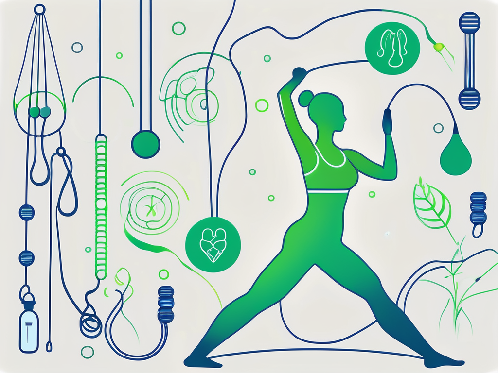 A human silhouette with the vagus nerve highlighted