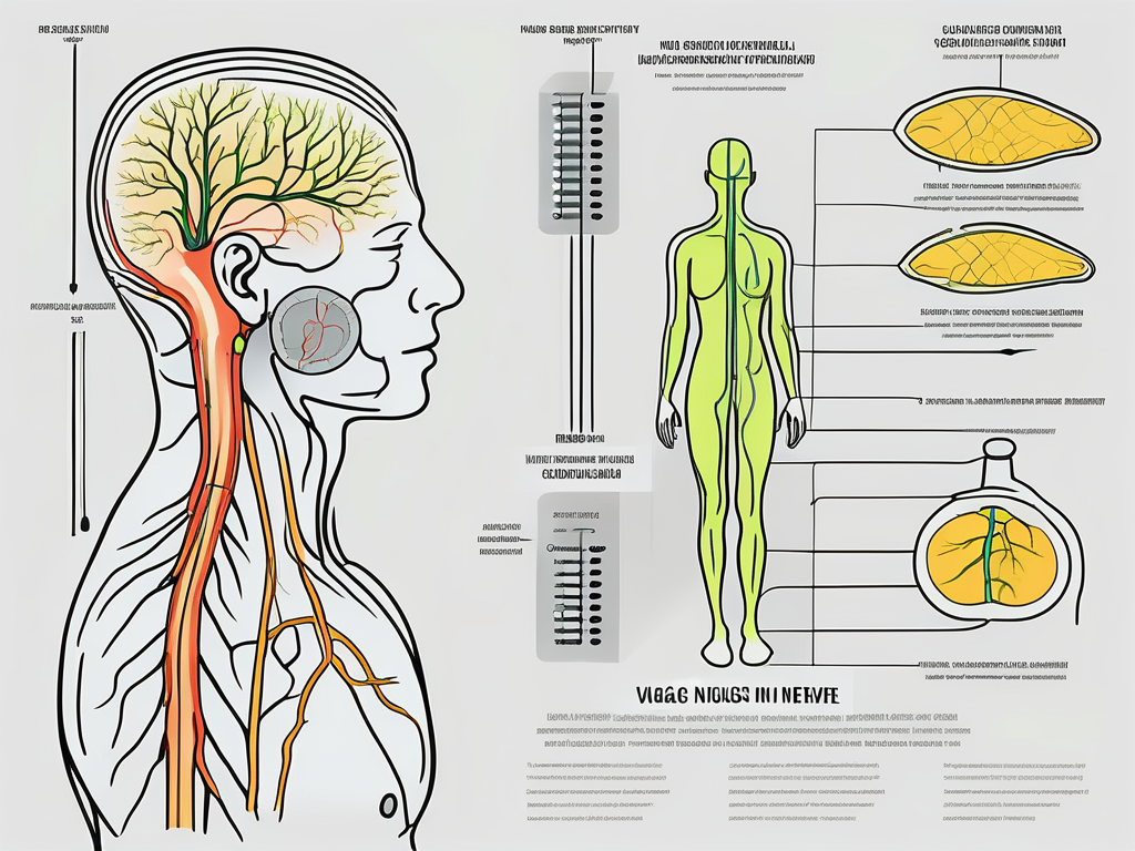 The vagus nerve in the human body