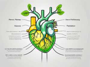 The vagus nerve in relation to the heart