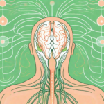 The vagus nerve in a human body