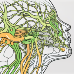 The vagus nerve in the neck