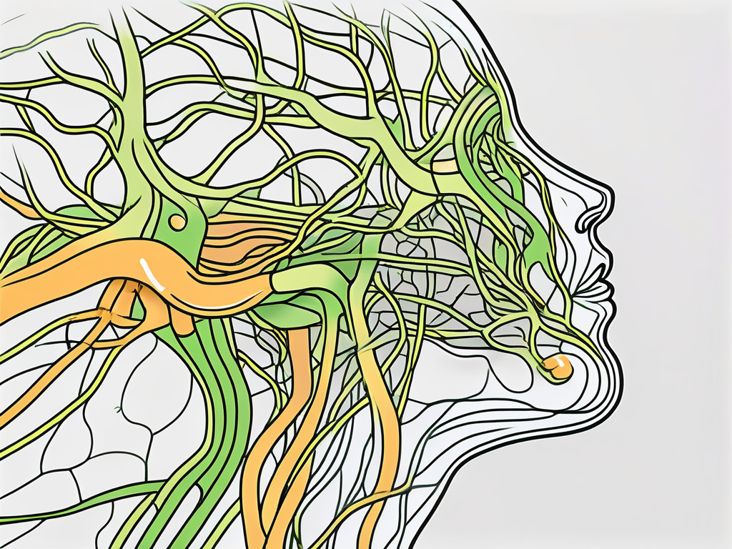 The vagus nerve in the neck