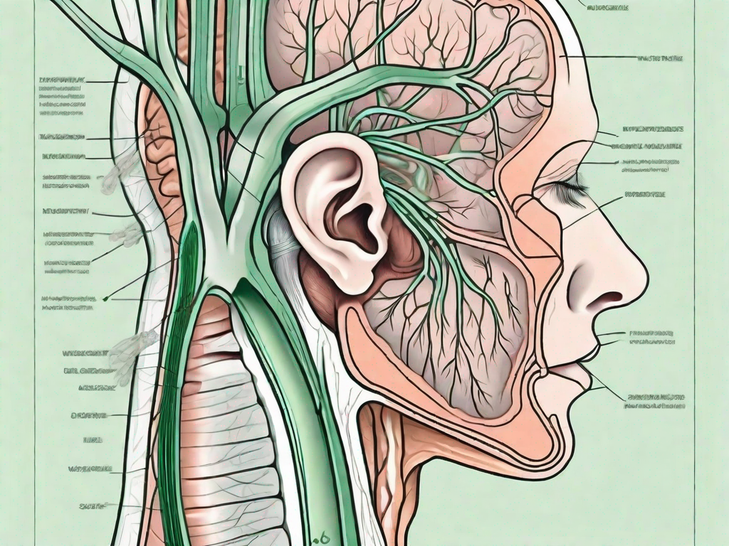 A detailed cross-section of the human neck