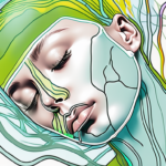 An ice pack positioned on the neck area