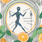 An acupuncture needle gently touching the vagus nerve