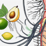 The human anatomy focusing on the vagus nerve and the stomach
