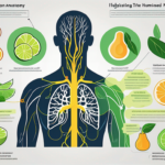 The human anatomy focusing on the vagus nerve