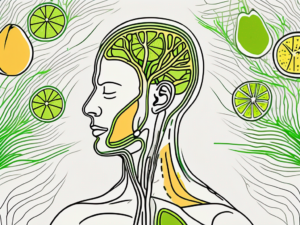 The vagus nerve in relation to the human head