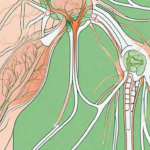 A detailed anatomical view of the neck