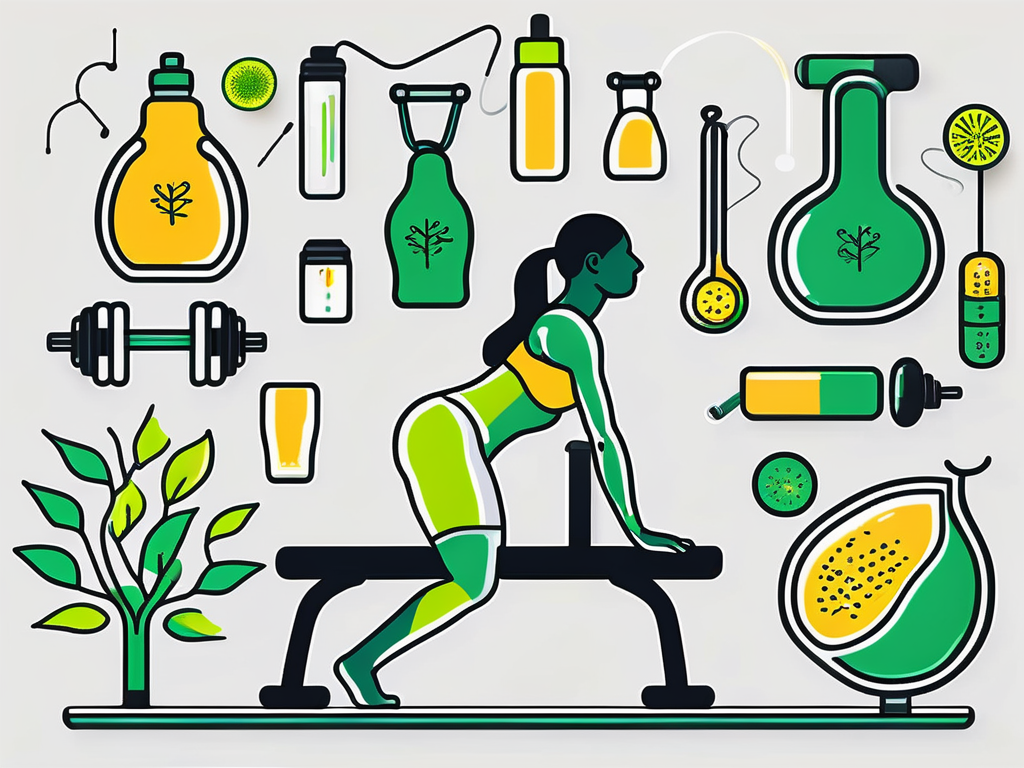 A healthy human body outline with a highlighted path from the brain to the abdomen