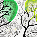 The phrenic and vagus nerves in contrasting colors