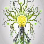 The human nervous system highlighting the vagus nerve