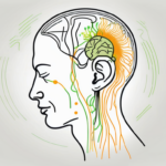 The human head in a side view