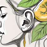 An ear with the vagus nerve highlighted