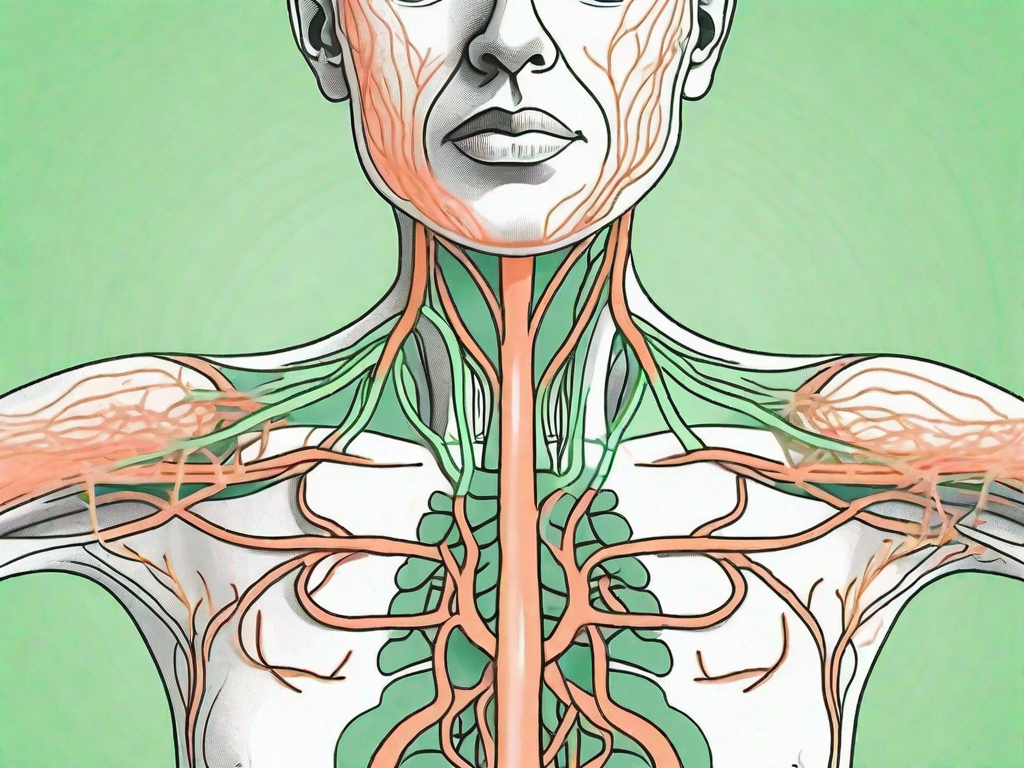 The vagus nerve in the human body