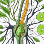 The pharyngeal branch of the vagus nerve