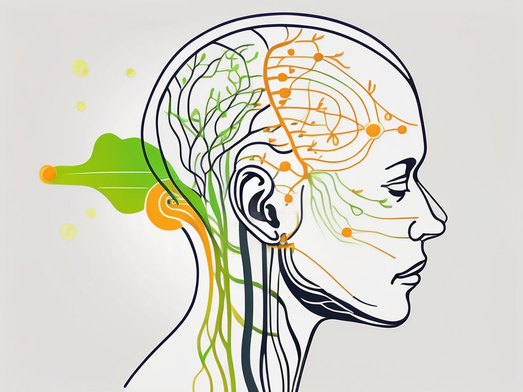 The human head in a side view