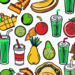 Various unhealthy foods