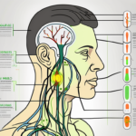 A tens unit with electrodes