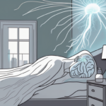 A calming bedroom scene with a plush pillow