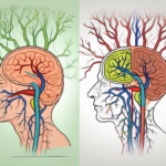 The human anatomy focusing on the vagus nerve extending from the brain to the digestive system
