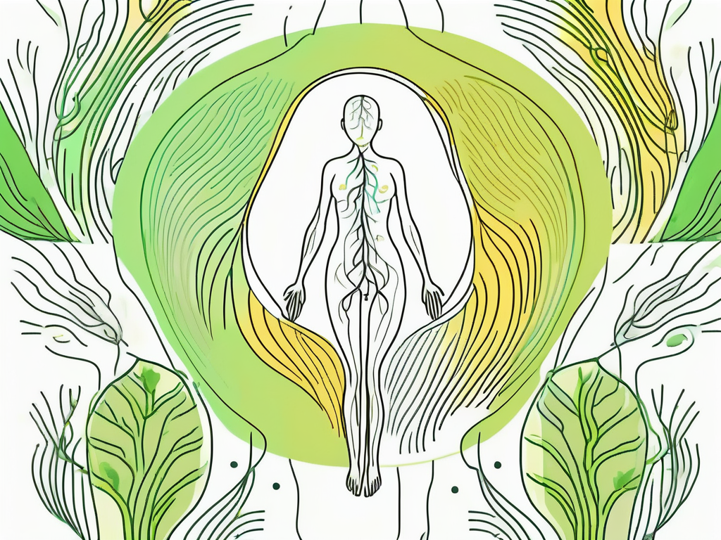 A healthy fetus in a womb