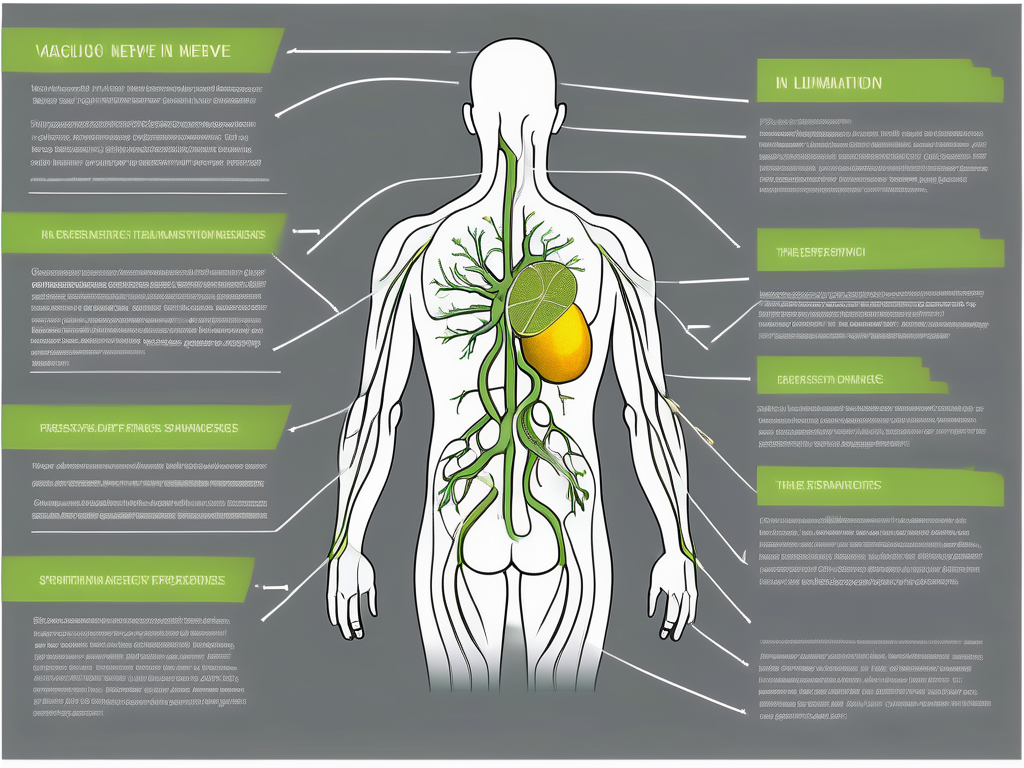 The vagus nerve in the human body