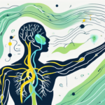 A human body silhouette highlighting the vagus nerve