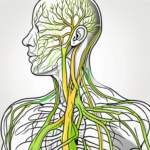 The vagus nerve in the human body