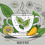 The human digestive system with a focus on the vagus nerve