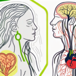 The vagus nerve in relation to the heart