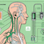 A tens machine with electrodes attached to it