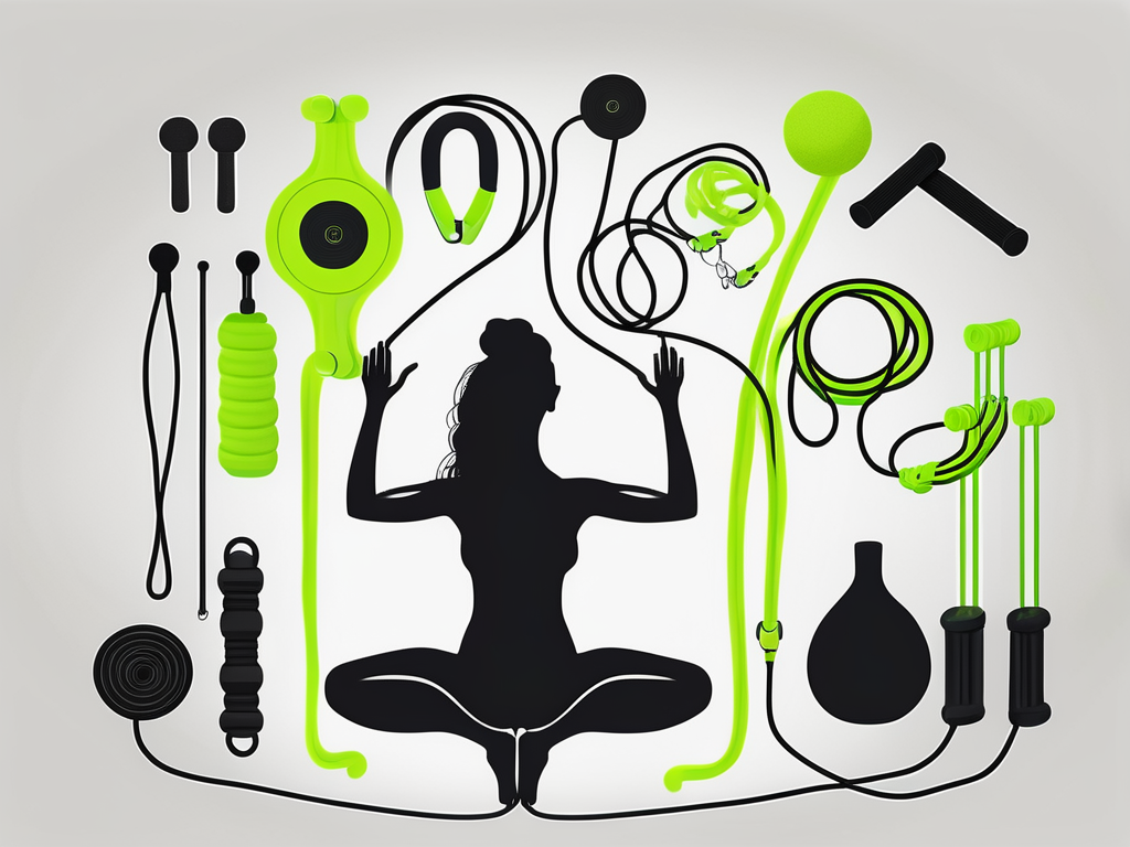 A human silhouette with the vagus nerve highlighted