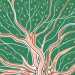 The human nervous system highlighting the vagus nerve