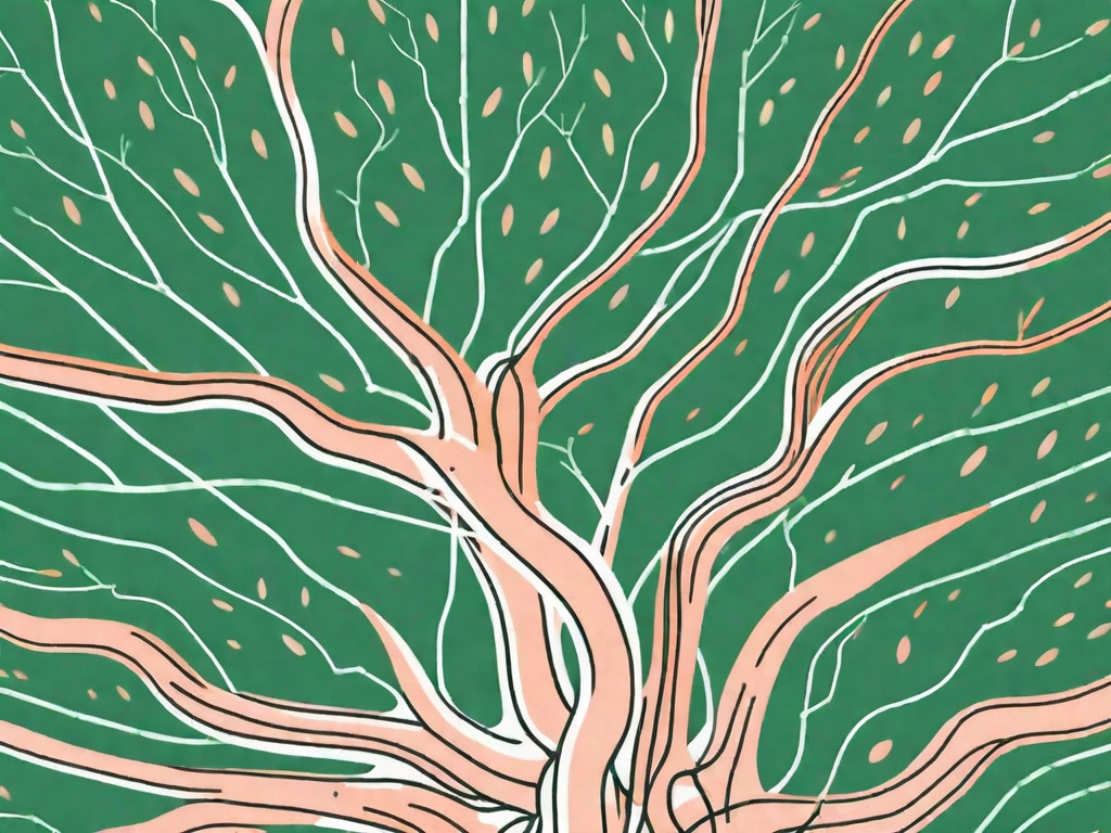 The human nervous system highlighting the vagus nerve