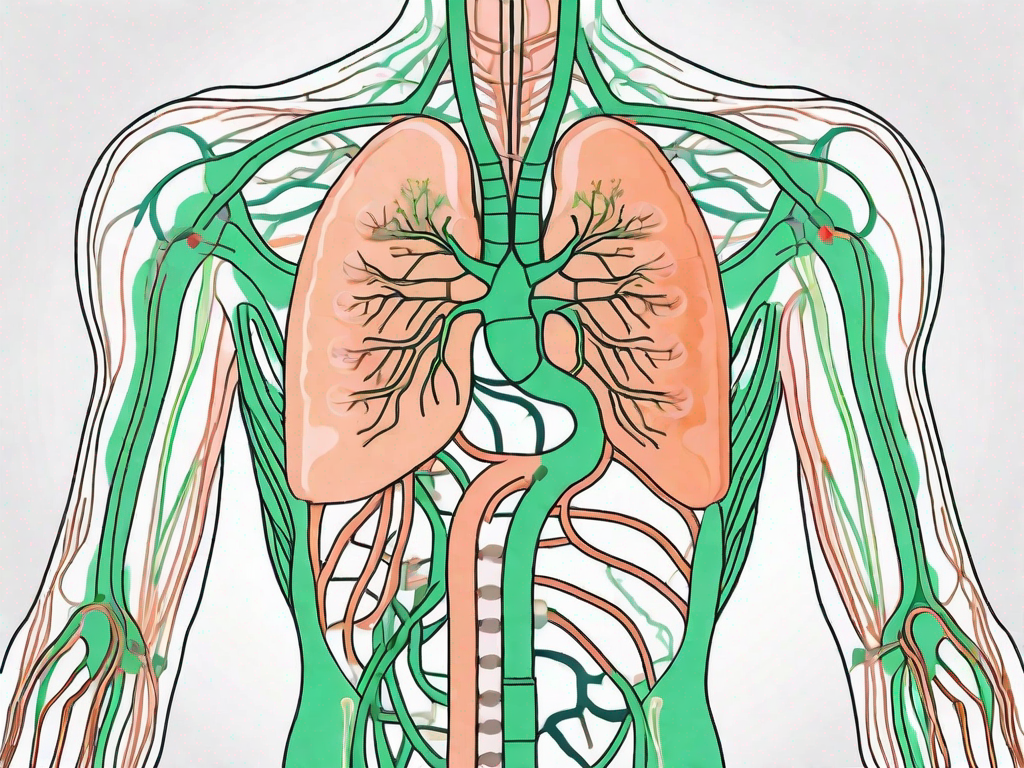 The human body with a focus on the vagus nerve (cn x)
