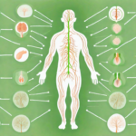 A human body silhouette highlighting the path of the vagus nerve