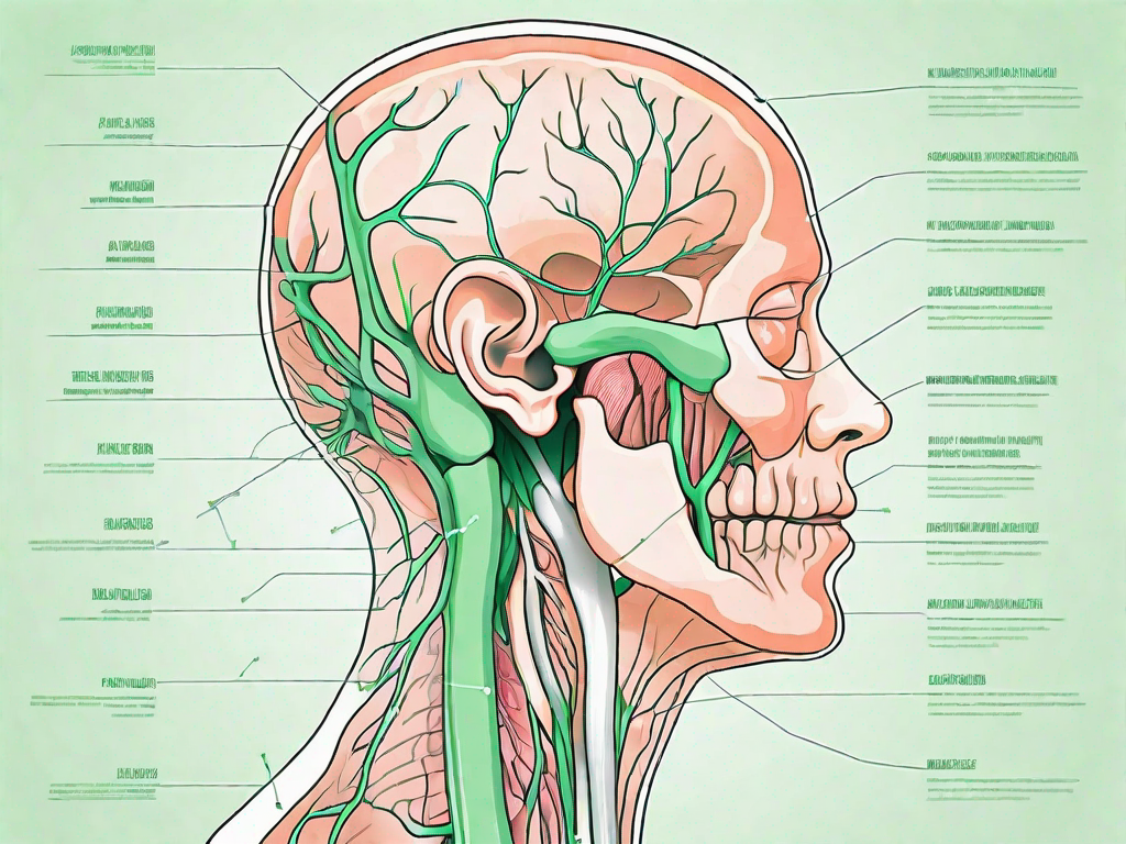 The human anatomy focusing on the vagus nerve
