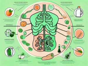 The human body with a highlighted vagus nerve